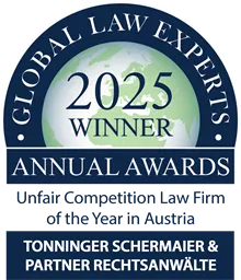Tonninger Schermaier & Partner Rechtsanwälte — Unfair Competition Law Firm of the Year 2025, Global Law Experts Annual Awards