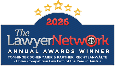 Tonninger Schermaier & Partner Rechtsanwälte — Unfair Competition Law Firm of the Year in Austria 2026, The Lawyer Network Annual Awards Winner