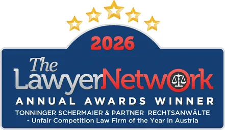 Tonninger Schermaier & Partner Rechtsanwälte — Unfair Competition Law Firm of the Year in Austria 2026, The Lawyer Network Annual Awards Winner